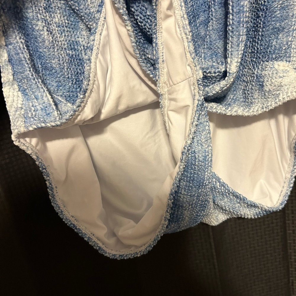 NEW Good American Always Fits Tie Dye One-Shoulder One-Piece Swimsuit Sz 7/8 - Picture 11 of 13